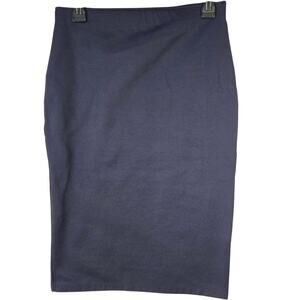 Zara Trafaluc Office Siren Indie Bodycon Pencil Skirt Deadstock 2014 Blue Size M